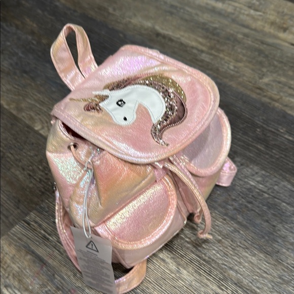 Claire’s Unicorn Kids Backpack - Pink - Picture 6 of 7